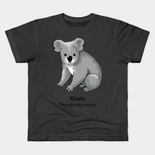 Endangered animals of Australia – Koala (Phascolarctos cinereus) Kids T-Shirt